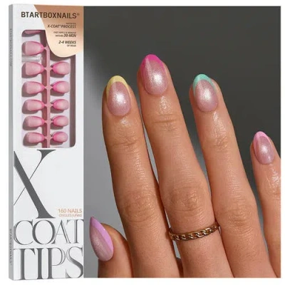 Btartboxnails Soft Gel Nail Tips Xcoattips® French Brighter Pastel In Multi