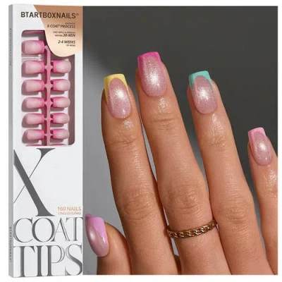 Btartboxnails Soft Gel Nail Tips Xcoattips® French Brighter Pastel In Multi