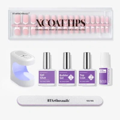 Btartboxnails Soft Gel Nails Xcoattips® French Collection In Transparent