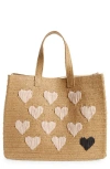 Btb Los Angeles Be Mine Tote In Sand/dusty