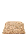 Btb Los Angeles Briar Crystal Clutch In Tan