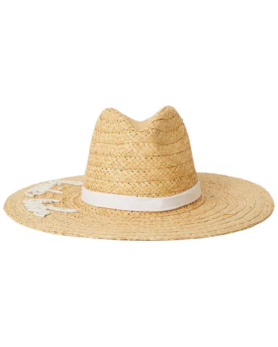 Btb Los Angeles Bride Tribe Straw Hat In Brown