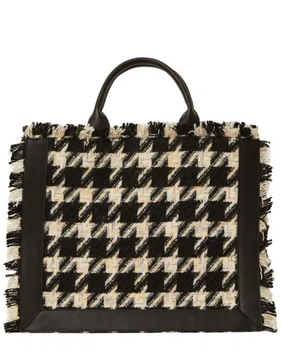 Btb Los Angeles Colette Large Twill Tote In Purple