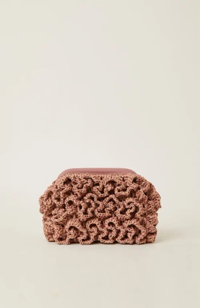 Btb Los Angeles Dahlia Clutch In Mauve