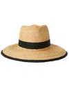 Btb Los Angeles Daisy Straw Hat In Brown