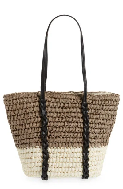 Btb Los Angeles Dani Stripe Tote In Multi