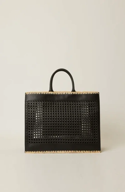 Btb Los Angeles Ellie Large Tote In Black