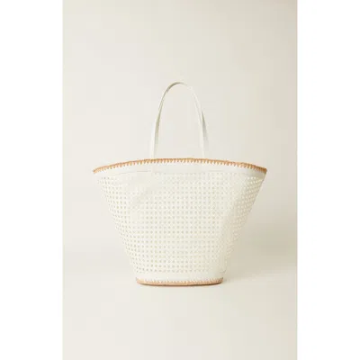 Btb Los Angeles Ellie Tote In Ivory Natural