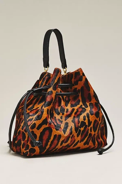 Btb Los Angeles Harlow Bucket Bag In Brown