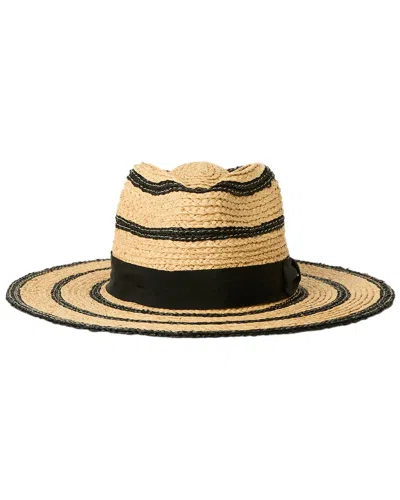 Btb Los Angeles Harlow Straw Hat In Brown