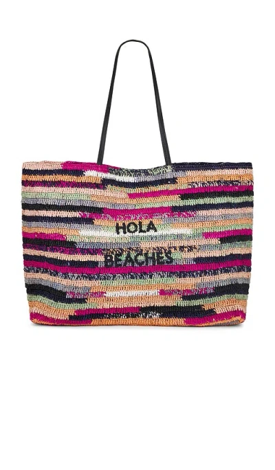 Btb Los Angeles Hola Beaches Beach Tote In Pink