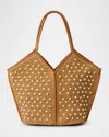 Btb Los Angeles Jenson Metallic Tote In Gold