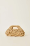 Btb Los Angeles Kai Lurex Clutch In Rose Gold