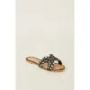 Btb Los Angeles Laurel Crystal Slide In Black