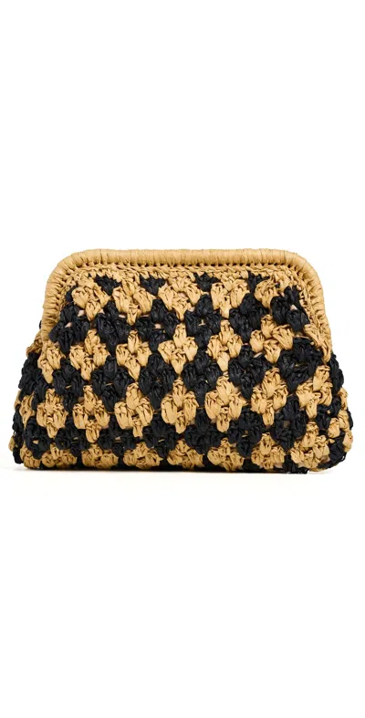 Btb Los Angeles Leo Clutch Natural In Brown