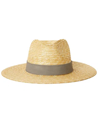 Btb Los Angeles Lexi Panama Hat In Brown