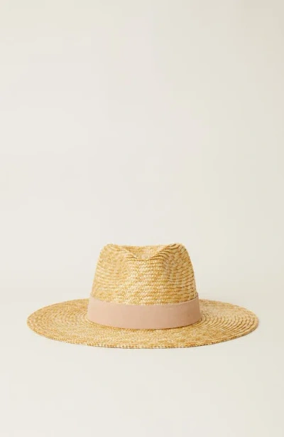 Btb Los Angeles Lexi Panama Hat In Petal