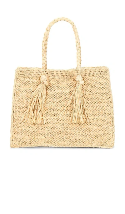 Btb Los Angeles Lucas Large Tote In Neutral