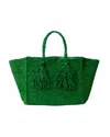 Btb Los Angeles Lucas Tote In Kelly Green In Green