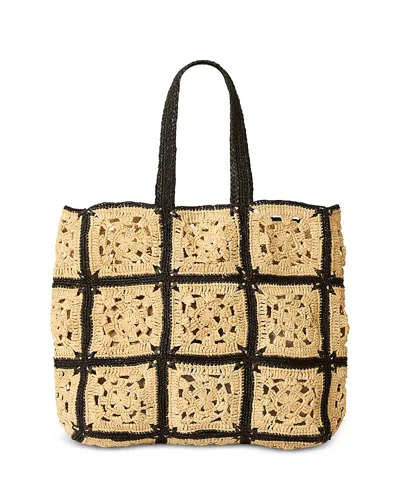 Btb Los Angeles Lulu Tote In Natural/black