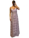 Btb Los Angeles Madeira Maxi Dress In Lilac In Blue