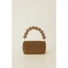 Btb Los Angeles Marbella Crystal Clutch In Amber