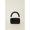 Btb Los Angeles Marbella Crystal Clutch In Black