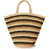 Btb Los Angeles Marisol Woven Striped Tote Bag