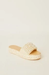 Btb Los Angeles Milos Pearl Espadrille In Cream