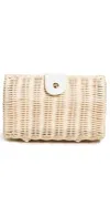 Btb Los Angeles Page Clutch Natural In Natural