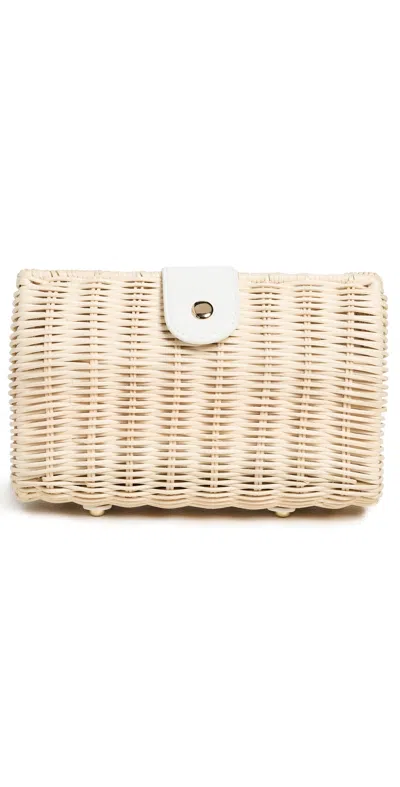Btb Los Angeles Page Clutch Natural In Neutral