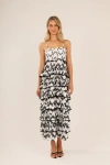 Btb Los Angeles Palmira Dress In Black White