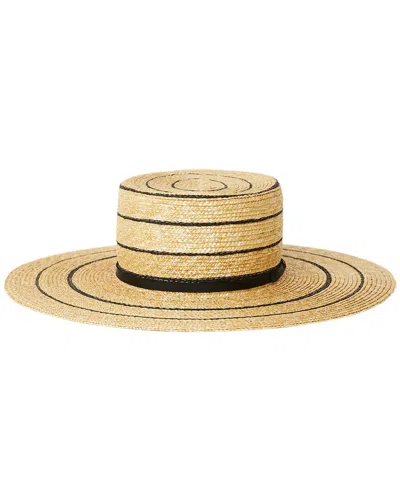 BTB LOS ANGELES BTB LOS ANGELES PIPER STRIPE STRAW HAT