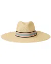 Btb Los Angeles Sadie Tropics Straw Hat In Brown