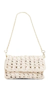 Btb Los Angeles Shiloh Chain Clutch In Cream