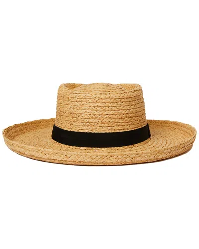 Btb Los Angeles Steph Straw Hat In Brown