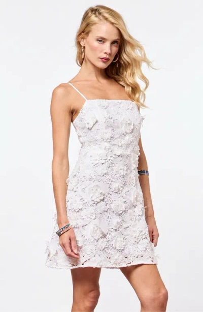 Btb Los Angeles Susan Mini Dress In White In Multi