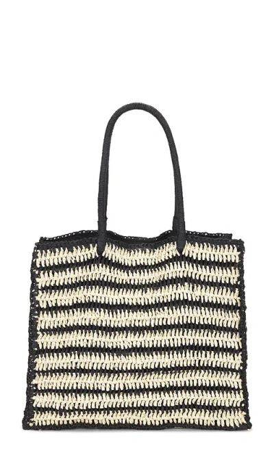 Btb Los Angeles Torino Tote In 原色&黑色