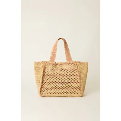 Btb Los Angeles Tulay Tote In Natural Petal