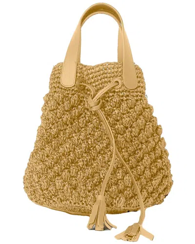 BTB LOS ANGELES URI STRAW SATCHEL