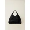 Btb Los Angeles Vienna Large Shoulder Bag In Black