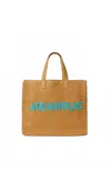 Btb Los Angeles Women's Aquaholic Tote Bag In Sand Turquoise In Multi
