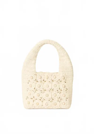 Btb Los Angeles Women's Chase Hobo Beach Bag In Ivory In Multi