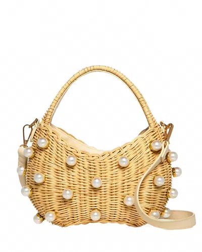 Btb Los Angeles Women's Chloe Mini Bag In Rattan In Multi