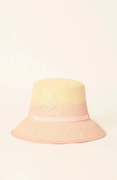 Btb Los Angeles Women's Clara Bucket Hat In Natural/petal In Multi