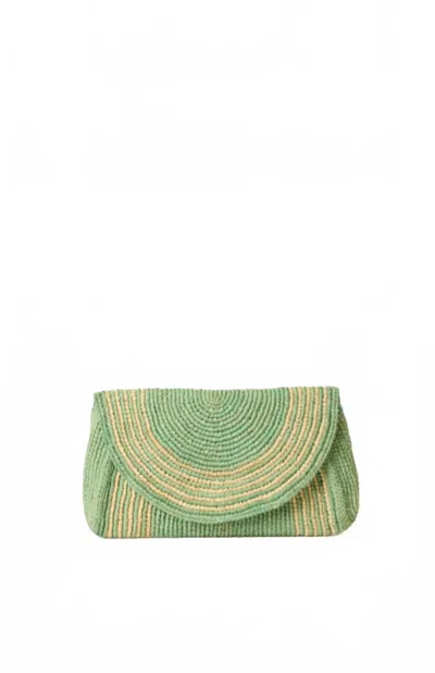 Btb Los Angeles Women's Lily Clutch In Mint In Green