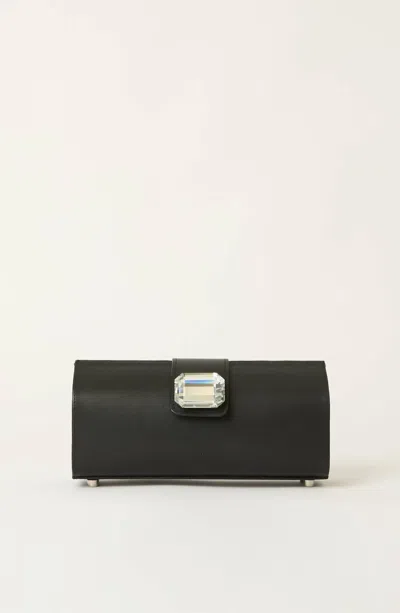 Btb Los Angeles Women's Mellow Crystal Clutch In Black