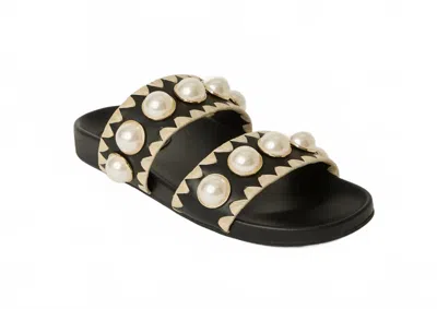 BTB LOS ANGELES WOMEN'S OCEANA SLIDE SANDAL IN BLACK