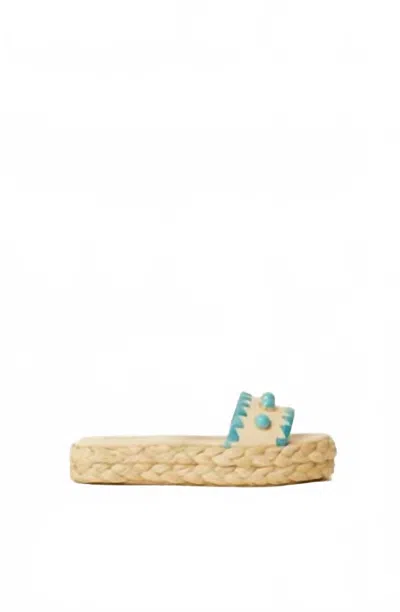 Btb Los Angeles Women's Raquel Pearl Espadrille In Turquoise