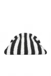 Btb Los Angeles Women's Stella Clutch Bag In Black/white In Multi